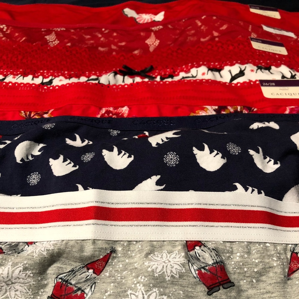 6 pairs of Cacique Christmas Panties 🎄 26/28